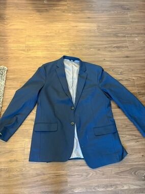 Haggar Men's Navy Two-Button Sport Coat